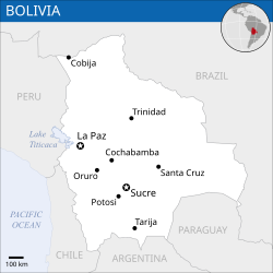 Lokasi Bolivia