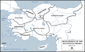 Кипр на плане византийских фем