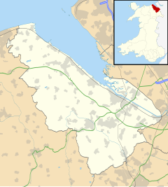 Afonwen is located in Flintshire