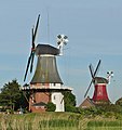 Image 48Two smock mills with a stage in Greetsiel, Germany (from Windmill)