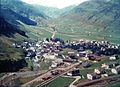 Bau der neuen Passstrasse bei Andermatt, 1969