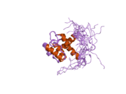 1wyq: Solution structure of the second CH domain of human spectrin beta chain, brain 2