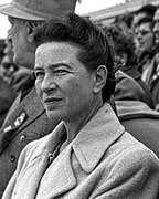 Simone de Beauvoir (1955)