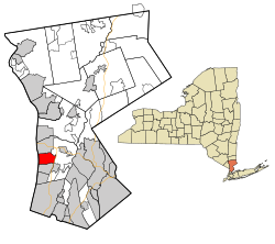 Location of Irvington, New York