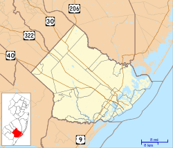 Minotola is located in Atlantic County, New Jersey