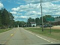 Looking south at Pickerel's entrance sign