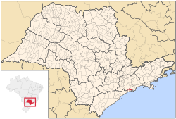 Mapo di São Vicente, São Paulo