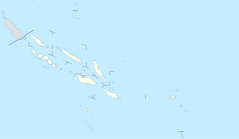 Honiara na mapi Solomonskih Otoka
