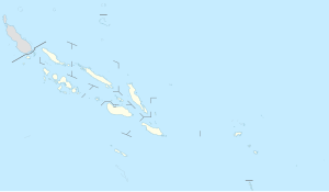 Honiara na zemljovidu Solomonskih otoka