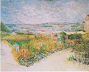 Hort a Montmartre: La Butte Montmartre (1887) Van Gogh Museum, Amsterdam (F316)