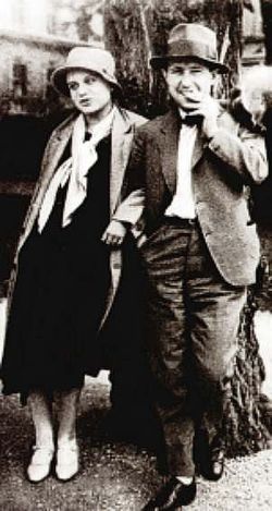 Toyen a Karel Teige v roce 1925