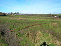 A rail from the old inclined plane railway on the abandoned embankment.