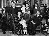 Albert Lebrun et sa famille