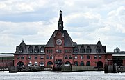 Central Railroad of New Jersey Terminal from the water in 2013