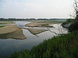 Po River near Balossa Bigli, a hamlet of Mezzana Bigli
