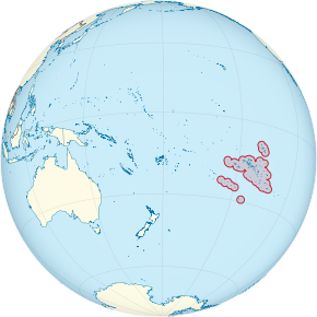 Poloha Francouzské Polynésie