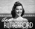 Ann Rutherford in 1938 geboren op 2 november 1917