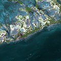 Les Keys (photo satellite