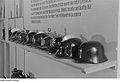 Historic German fire helmets, predecessors of the DIN helmet