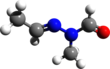 Ball and stick model of gyromitrin