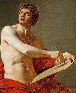 L'Étude académique d'un torse masculin (1801), huile sur toile, 97,5 × 80,6 cm, Varsovie, musée national.