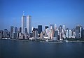 New Yorks skyline med World Trade Center (før 11. september 2001)