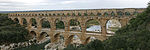 Pont du Gard, den romerska akvedukten över floden Gard.