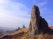 Colo volcánico preto de Rhumsiki, Camerún.