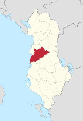 Localisation de Préfecture de Tirana
