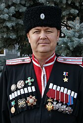 Герой России Сергей Палагин в традиционной форме одежды