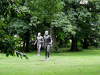 Riace Figures in het Yorkshire Sculpture Park