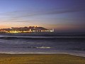 A Coruña - Orzan plajında gece