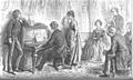 Helena Landless, debout près du piano, par Sir Luke Fildes dans Le Mystère d'Edwin Drood.