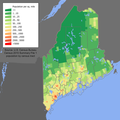 Image 3Maine population density map (from Maine)