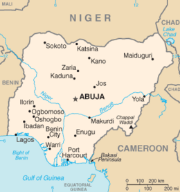 Nigeria - Mappa
