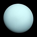 Image 15 Uranus Photo: NASA/JPL/Voyager 2 mission Uranus is the seventh planet from the Sun and the fourth most massive in the Solar System. In this photograph from 1986 the planet appears almost featureless, but recent terrestrial observations have found seasonal changes to be occurring. More selected pictures