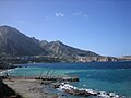 Praia en Ceuta.