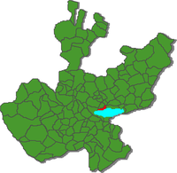 Municipality location in Jalisco