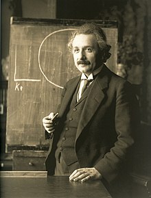 Albert Einstein, 1921.