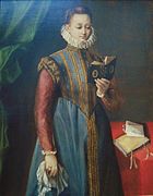 Портрет Квинтилии Фискиери. Ок. 1600 г. Холст, масло. Национальная галерея искусства, Вашингтон