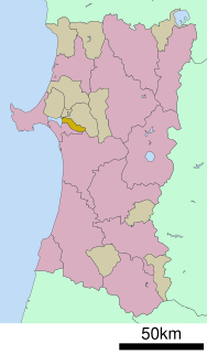 井川町位置図