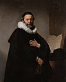 Portrait of Johannes Wtenbogaert, 1633 - a preacher, like many of the best portraits of the 1630s