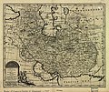 ペルシア帝国を描いた1747年の地図。アラビア海の位置には"PERSIAN SEA"（ペルシア海）と記されている。