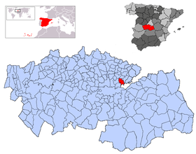 Localisation de Villaseca de la Sagra