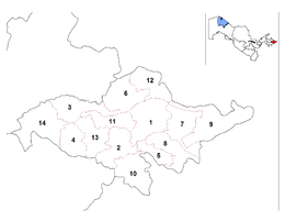 Distretto di Marhamat – Mappa