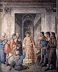 Saint Laurent distribue l'aumône, Fra Angelico (III).