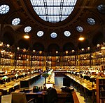 Bibliothèque nationale de France : site Richelieu, salle Ovale.