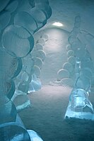 The suite "Coming out" in ICEHOTEL 2008 by Maurizio Perron.