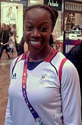 Trinidadan Olympic sprinter (4 x 100m relay) Kelly-Ann Baptiste