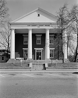 Lee Countys domstolshus i Fort Madison.